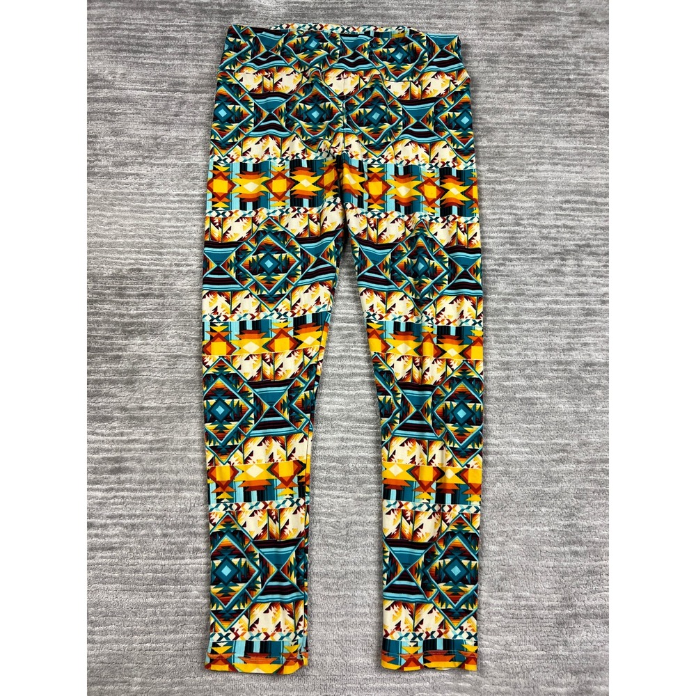 LuLaRoe Leggings Womens Tall & Curvy Multi Southwestern Geometric Tribal Print